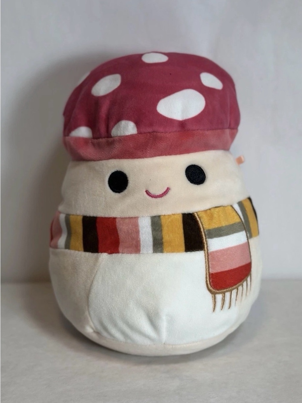 Squishmallows 8" Malcom The Mushroom With Fall Scarf NO HANG TAG
